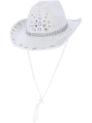 White Rhinestone Cowboy Hat