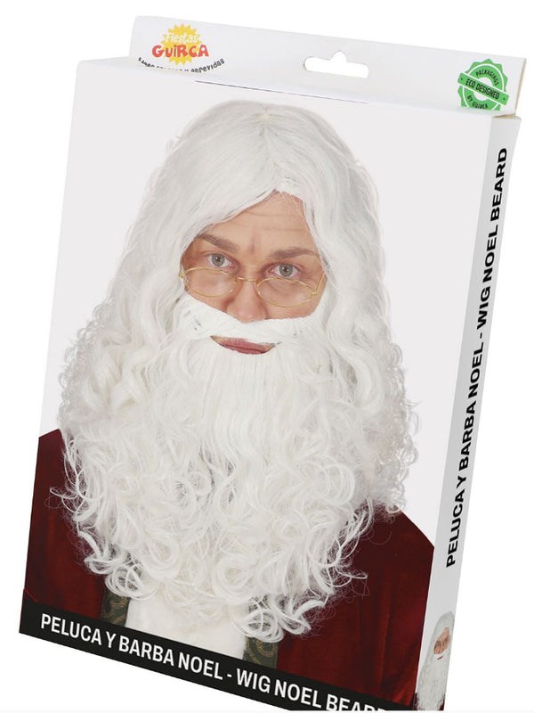 Santa Wig with Beard Noel