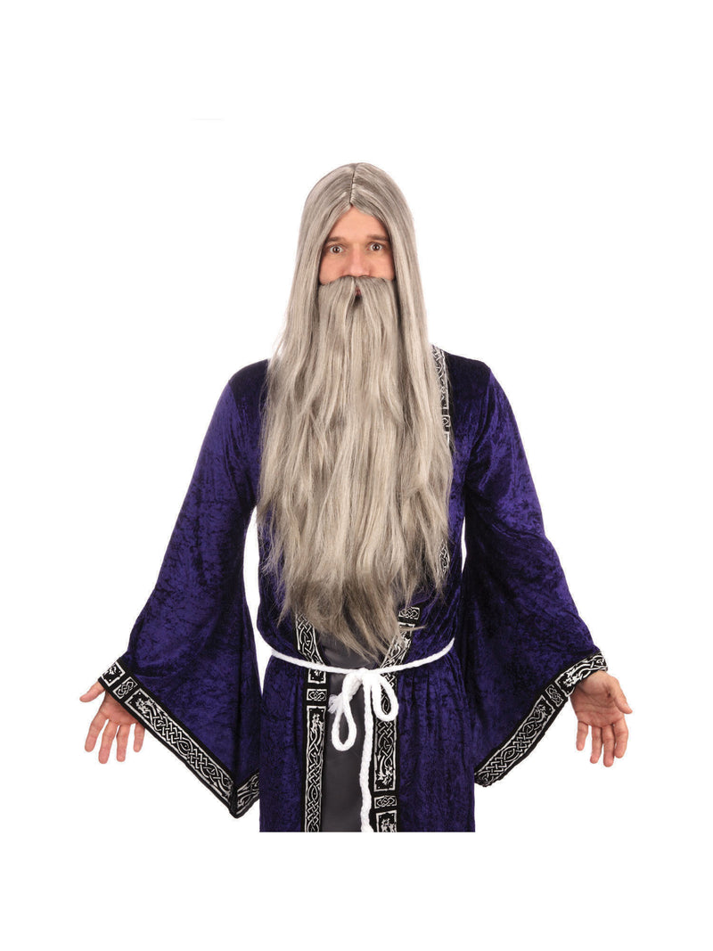 Wizard Wig and Long Beard Grey