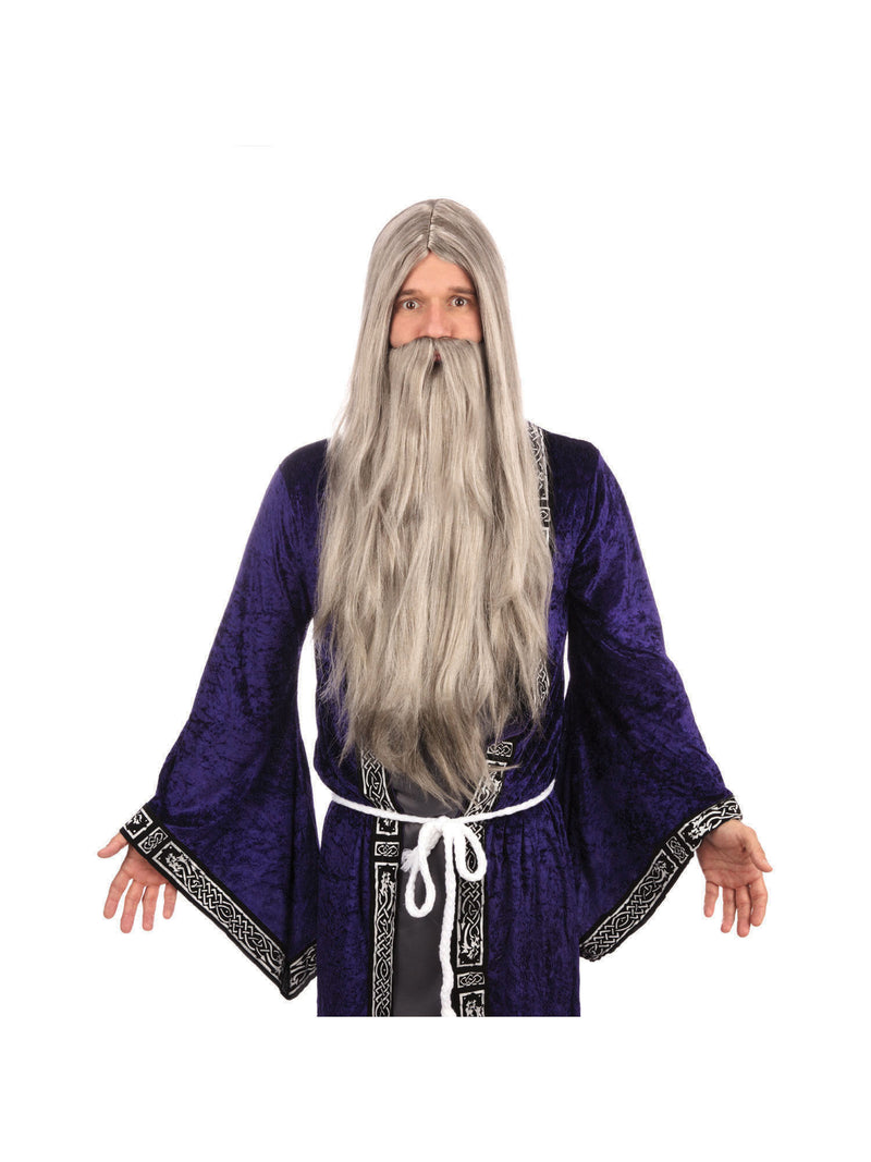 Wizard Wig and Long Beard Grey