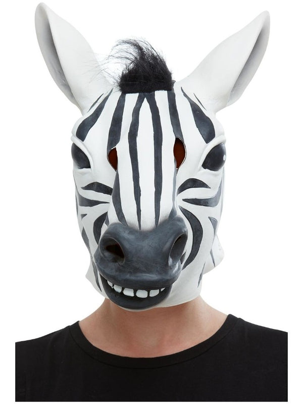 Zebra Latex Mask