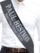 Personalised Sash PLAIN Font