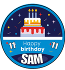 Personalised Birthday Badge
