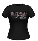 Personalised BRIDESMAID Tshirt with Name