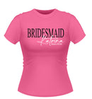 Personalised BRIDESMAID Tshirt with Name