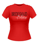 Personalised BRIDESMAID Tshirt with Name