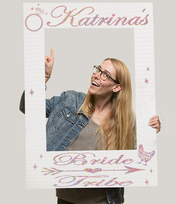 Personalised Bride Tribe Hen Party Selfie Frame