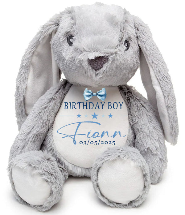 Personlaised Birthday Boy Teddy- Bunny