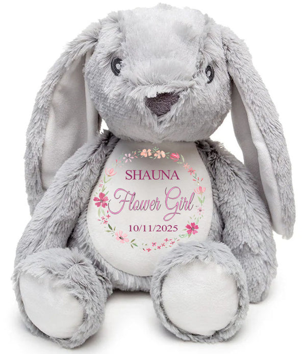 Personlaised Flower Girl Teddy- Bunny