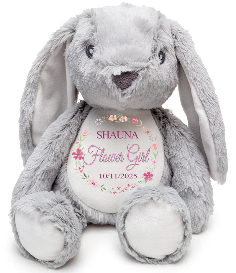 Personlaised Flower Girl Teddy- Bunny