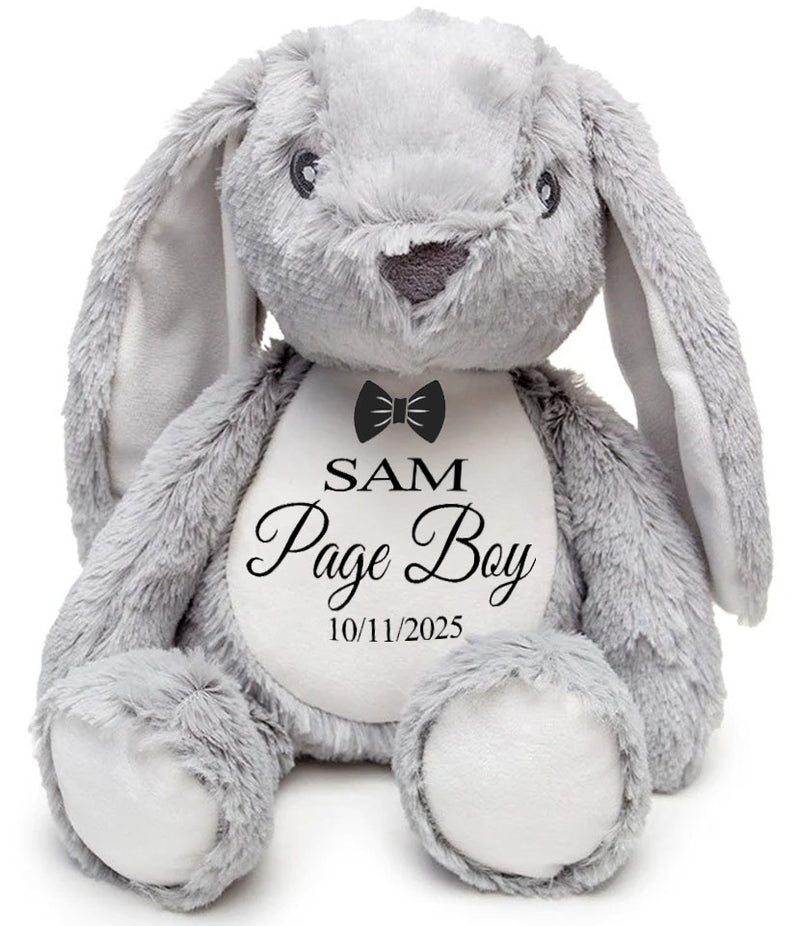 Personlaised Page Boy Teddy- Bunny