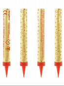 Cake fountain Candles, gold, 12 cm