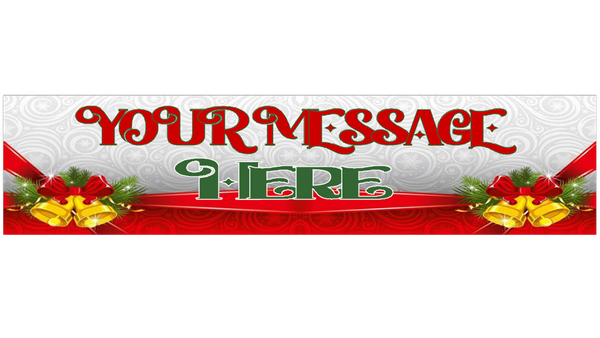 Personalised Christmas Banner