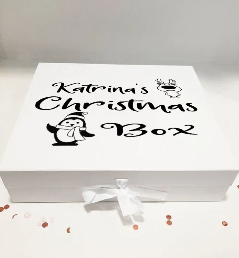 Luxury personalised Christmas Gift Box