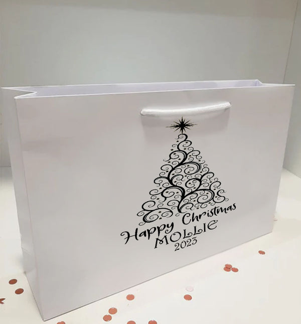 Luxury Christmas Personalised Gift Bag
