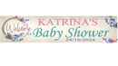Personalised Baby shower Banner