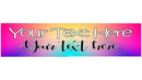 'Design Your Own' Personalised Banner
