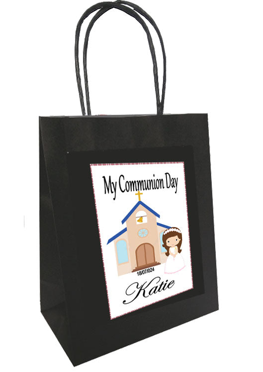 First Holy Communion Girls Personalised Gift Bag