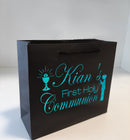 Luxury Personalised First Communion Script Design Deluxe Gift Bag