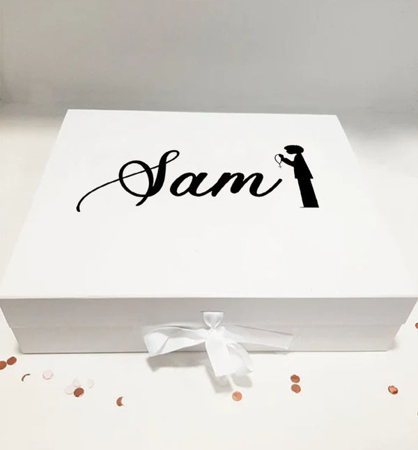 Luxury Personalised Boys First Holy communion Gift Box