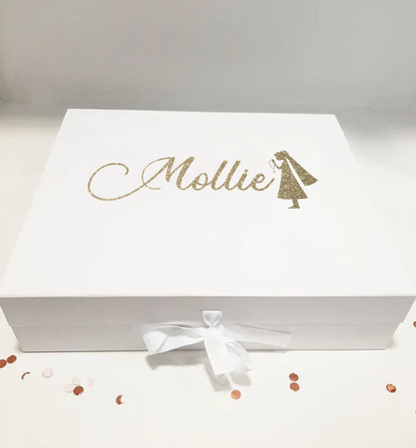 Luxury Personalised Girls First Holy communion Gift Box