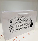 Luxury Personalised First Communion Script Design Deluxe Gift Bag