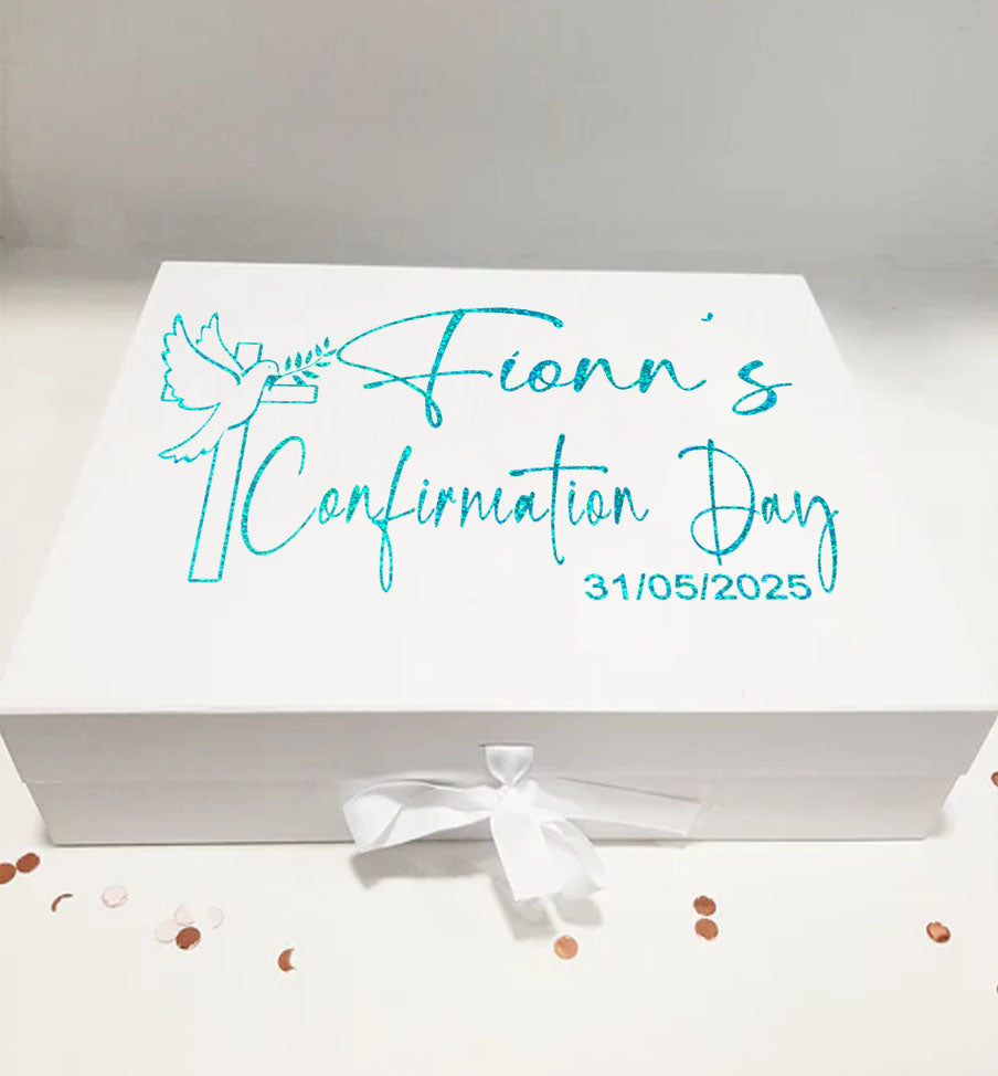 Confirmation Box Example Luxury Personalised Confirmation Gift Box Script design