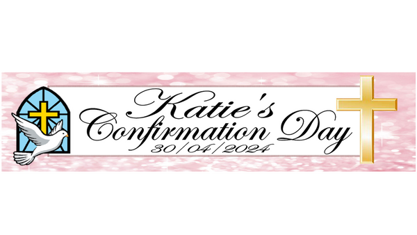 Personalised Confirmation Day Banner