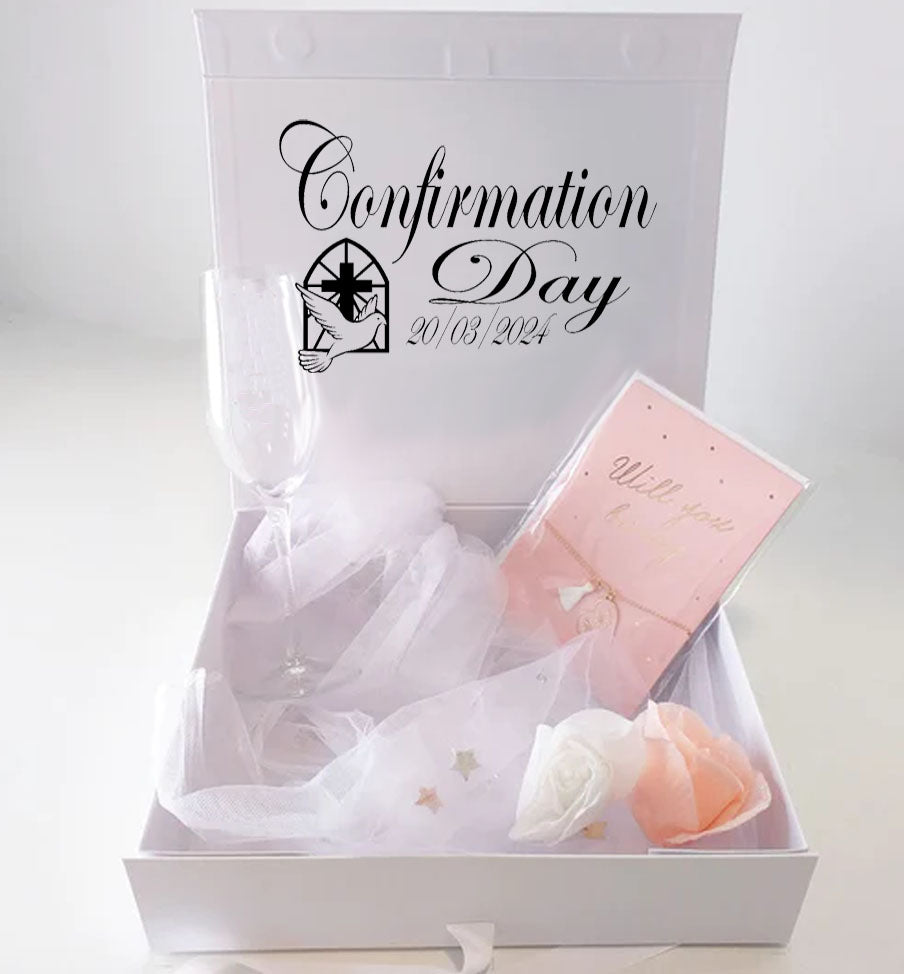 Confirmation Boxes Luxury Personalised Confirmation Gift Box
