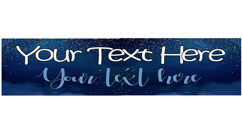 'Design Your Own' Personalised Banner