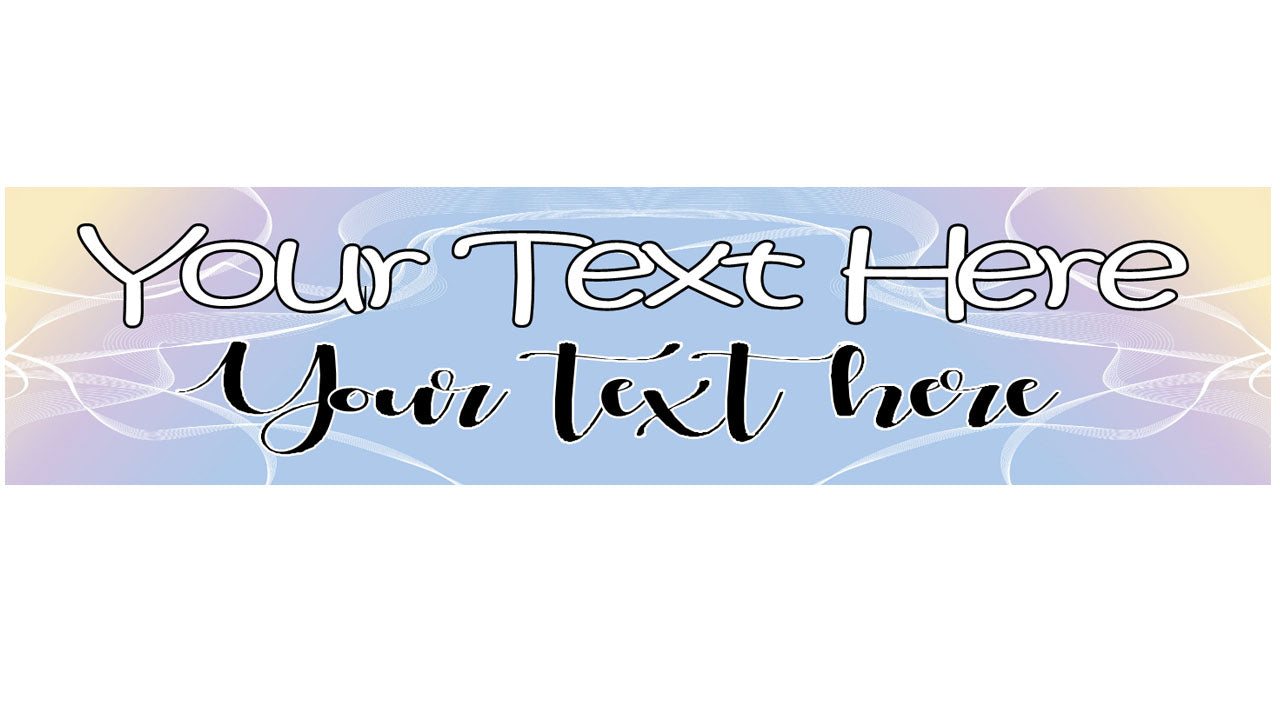 'Design Your Own' Personalised Banner