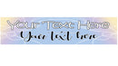 'Design Your Own' Personalised Banner