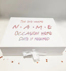 Luxury Personalised Friends theme ANY OCCASION Gift Box