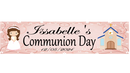 Personalised Girls Communion Banner