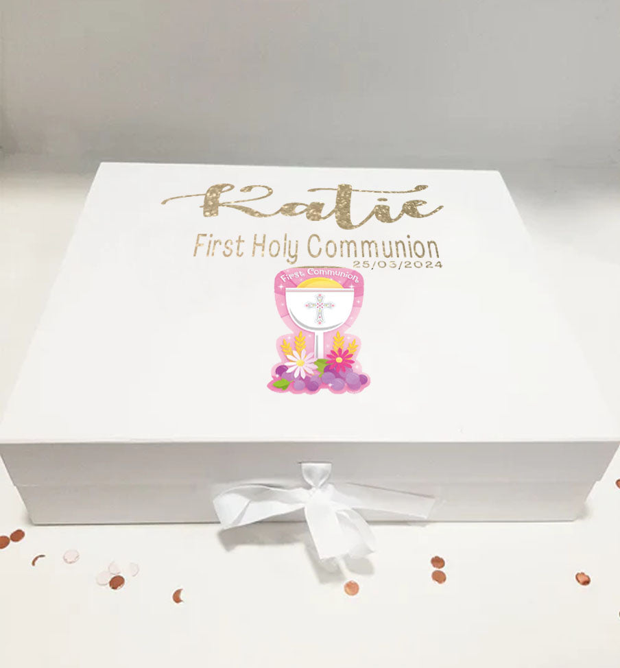 First Communion Favor Boxes Sacramental Grace First Communion Gift Bag
