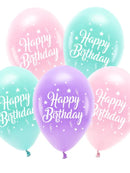 Happy Birtday Pink Balloons