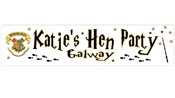 Harry Potter Personalised Hen Party Banner