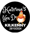 Hen Night Personalised Badge