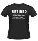 Fun Novelty RETIRED Tshirt