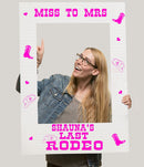 Personalised 'Last Rodeo' Theme hen party Selfie Frame
