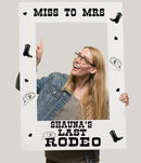 Personalised 'Last Rodeo' Theme hen party Selfie Frame
