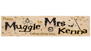 From muggle to Mrs Personalised Hen Party Banner