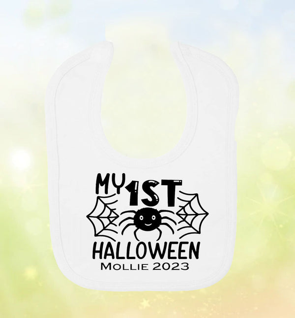 My first Halloween Personalised Bib