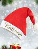 Personalised Fleece Adult Santa Hat