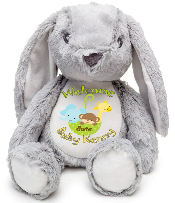 Personalised NEW BABY CUTE Teddy-Bunny