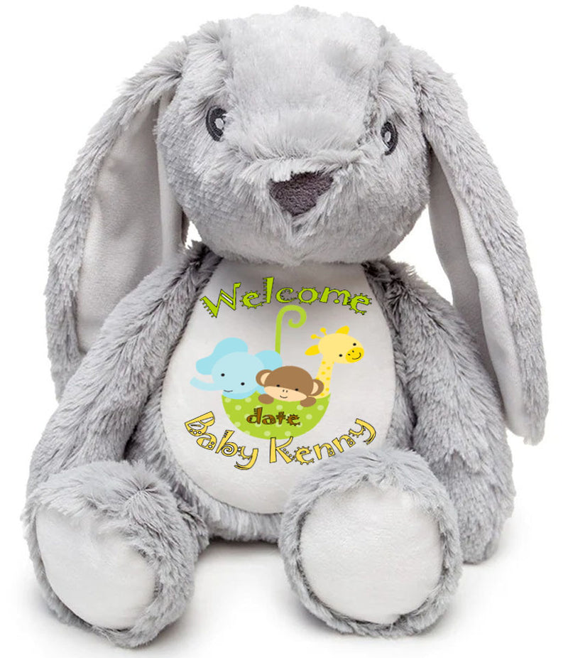 Personalised NEW BABY CUTE Teddy-Bunny