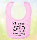 Personaalised 'You took our Breath Away' Bib