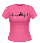 Tractor Heartbeat Funny Tshirt