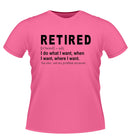 Fun Novelty RETIRED Tshirt