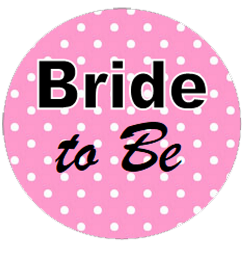 Hen Night Bride to be polka dot badge